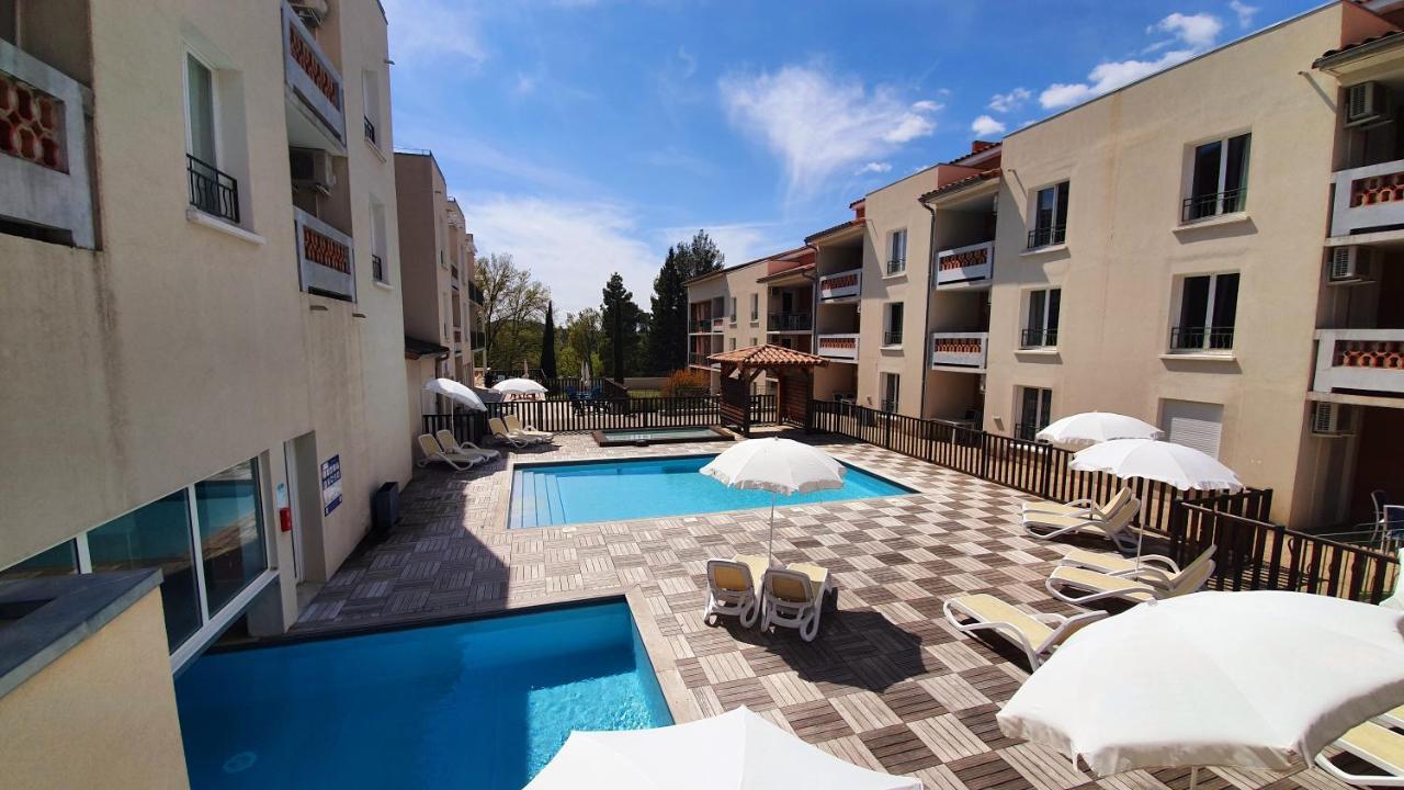 Appartamento Le Blanc-Martel - Piscine, Climatisation&Parking Gréoux-les-Bains Esterno foto