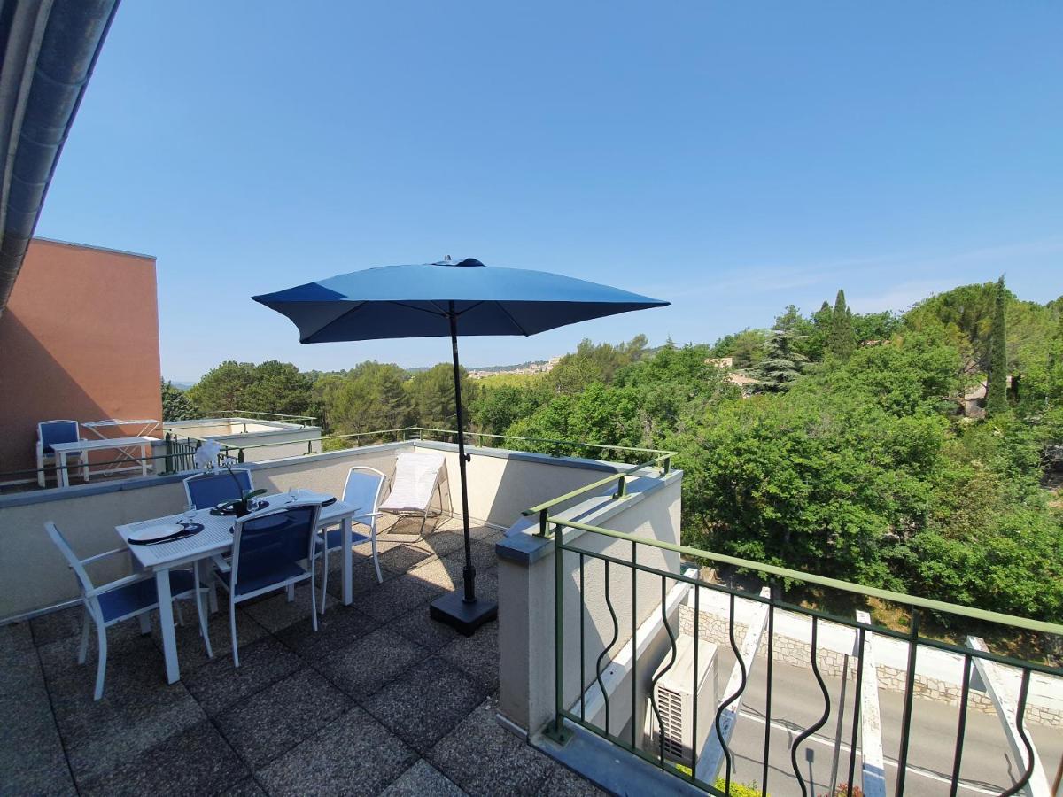 Appartamento Le Blanc-Martel - Piscine, Climatisation&Parking Gréoux-les-Bains Esterno foto